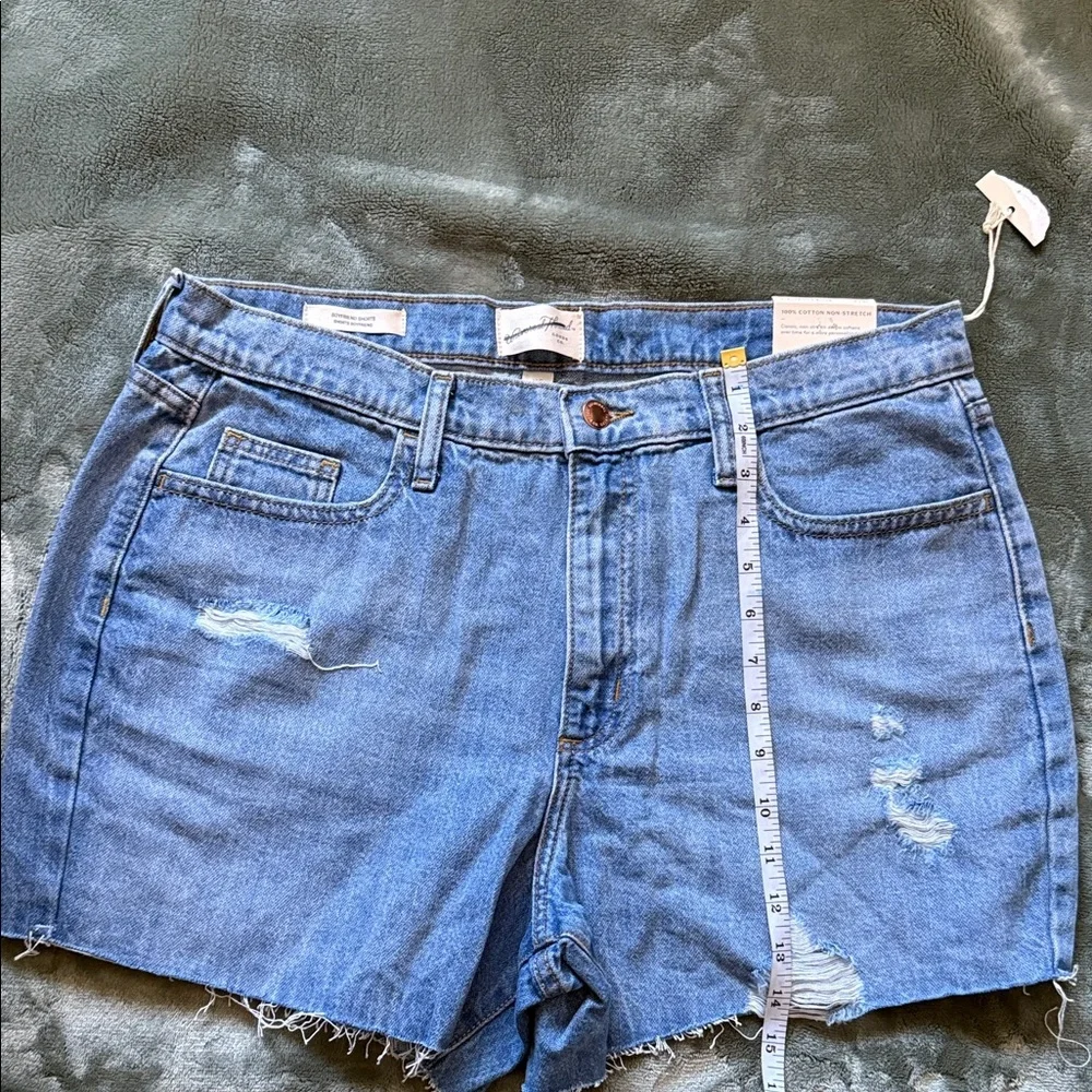 Universal Thread Light Blue Distressed Denim Shorts